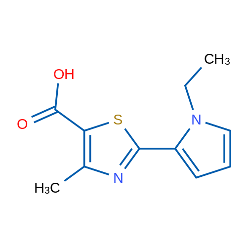 2-(1-Ethyl-1h-pyrrol-2-yl)-4-methyl-thiazole-5-carboxylic acid 1g
