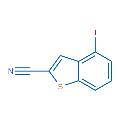 4-Iodobenzo[b]thiophene-2-carbonitrile 1g