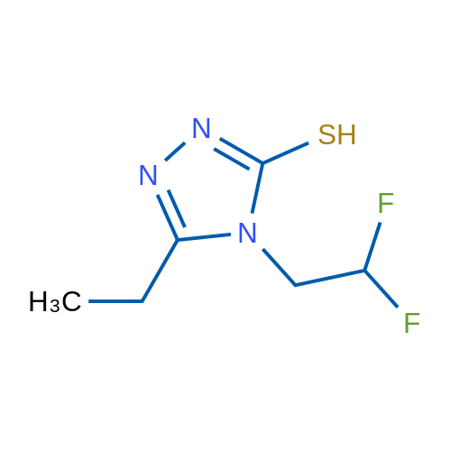 4-(2,2-Difluoroethyl)-5-ethyl-4h-1,2,4-triazole-3-thiol 1g