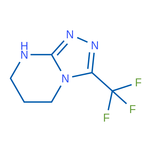 3-(Trifluoromethyl)-5,6,7,8-tetrahydro-[1,2,4]triazolo[4,3-a]pyrimidine 1g