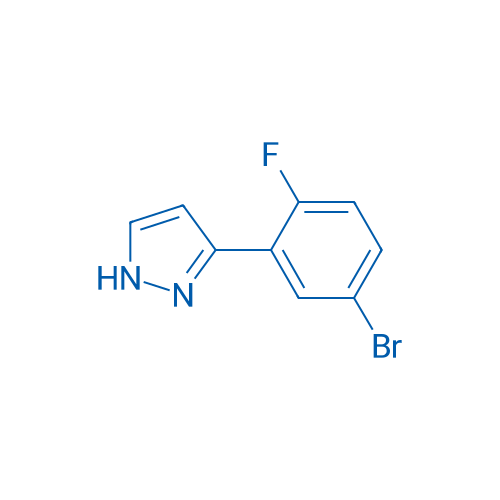 3-(5-Bromo-2-fluorophenyl)-1h-pyrazole 5g