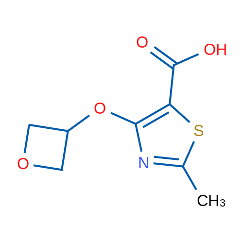 2-Methyl-4-(oxetan-3-yloxy)thiazole-5-carboxylic acid 1g