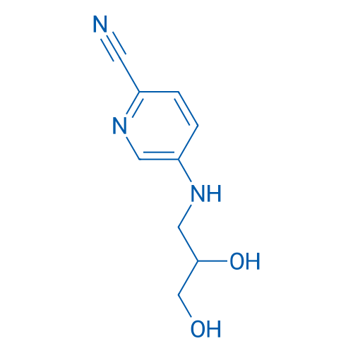5-[(2,3-Dihydroxypropyl)amino]pyridine-2-carbonitrile 5g