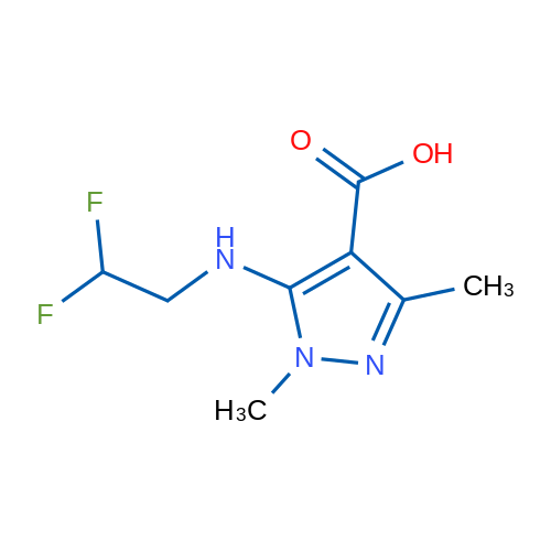 5-[(2,2-Difluoroethyl)amino]-1,3-dimethyl-1h-pyrazole-4-carboxylic acid 1g