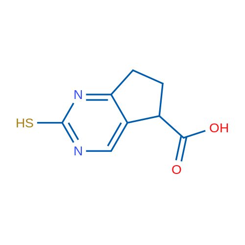 2-Mercapto-6,7-dihydro-5H-cyclopenta[d]pyrimidine-5-carboxylic acid 1g
