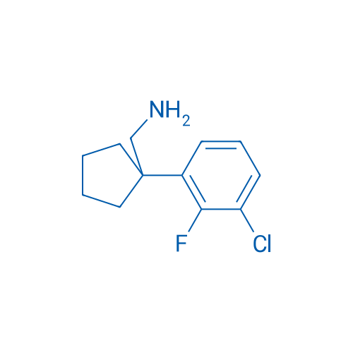 (1-(3-Chloro-2-fluorophenyl)cyclopentyl)methanamine 250mg