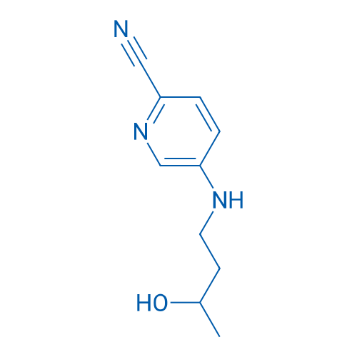 5-[(3-Hydroxybutyl)amino]pyridine-2-carbonitrile 1g