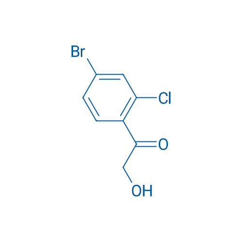 Ethanone, 1-(4-bromo-2-chlorophenyl)-2-hydroxy- 250mg