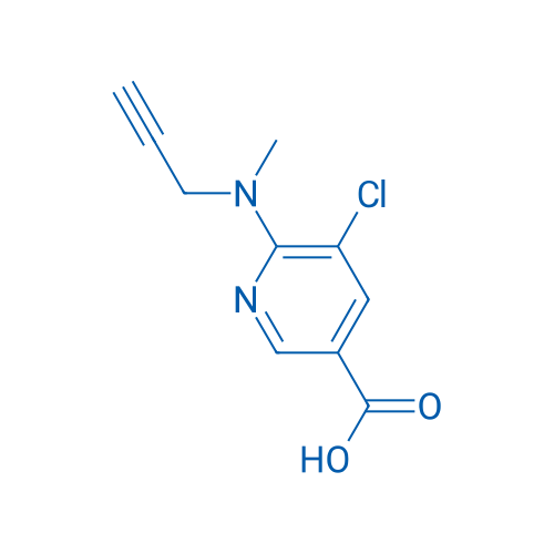 5-Chloro-6-[methyl(prop-2-yn-1-yl)amino]pyridine-3-carboxylic acid 5g