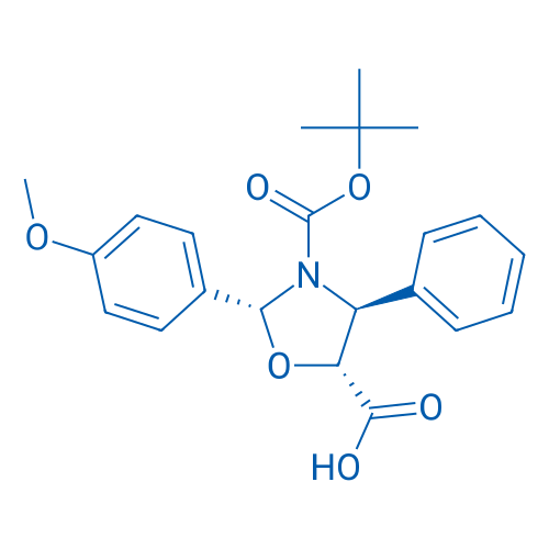 (2R,4S,5R)-3-(tert-Butoxycarbonyl)-2-(4-methoxyphenyl)-4-phenyloxazolidine-5-carboxylic acid 1g