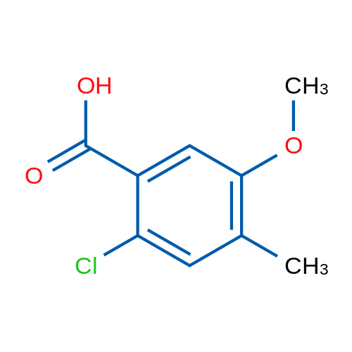 2-Chloro-5-methoxy-4-methylbenzoic acid 1g