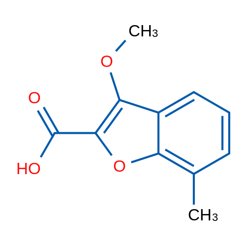 3-Methoxy-7-methylbenzofuran-2-carboxylic acid 1g