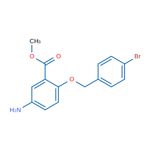 Methyl 5-amino-2-((4-bromobenzyl)oxy)benzoate 1g