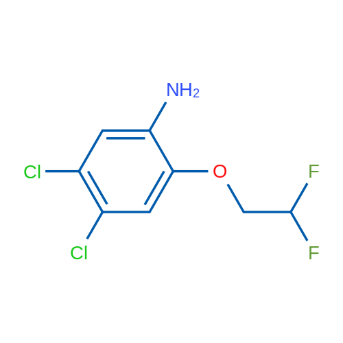 4,5-Dichloro-2-(2,2-difluoroethoxy)aniline 1g