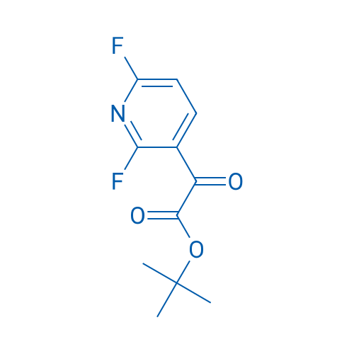 tert-Butyl 2-(2,6-difluoropyridin-3-yl)-2-oxoacetate 250mg
