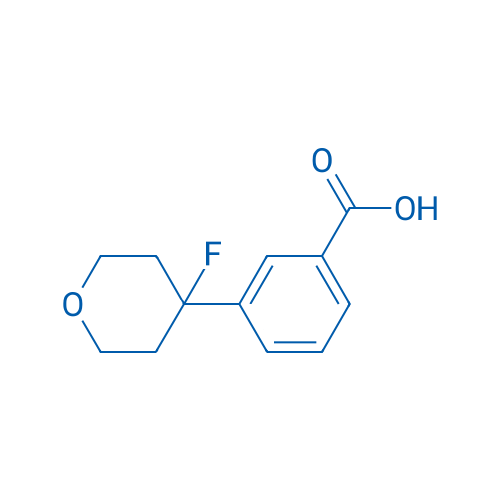 3-(4-Fluorotetrahydro-2H-pyran-4-yl)benzoic acid 1g