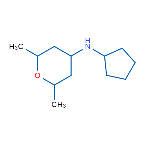 N-Cyclopentyl-2,6-dimethyloxan-4-amine 1g