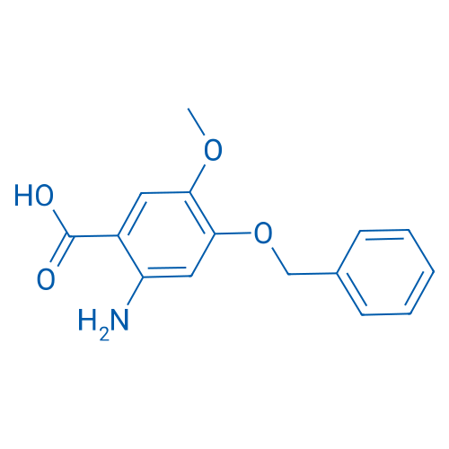2-Amino-4-(benzyloxy)-5-methoxybenzoic acid 250mg