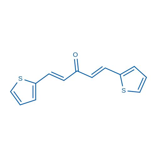 (1E,4E)-1,5-Di(thiophen-2-yl)penta-1,4-dien-3-one 10mg