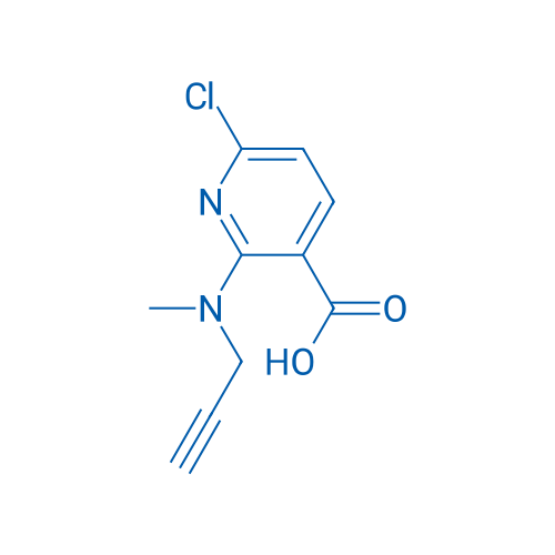 6-Chloro-2-[methyl(prop-2-yn-1-yl)amino]pyridine-3-carboxylic acid 1g