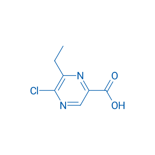 5-CHLORO-6-ETHYLPYRAZINE-2-CARBOXYLIC ACID 250mg