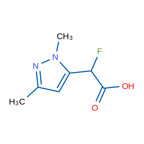 2-(1,3-Dimethyl-1H-pyrazol-5-yl)-2-fluoroacetic acid 1g