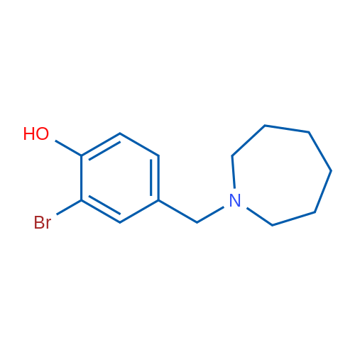4-(Azepan-1-ylmethyl)-2-bromophenol 1g