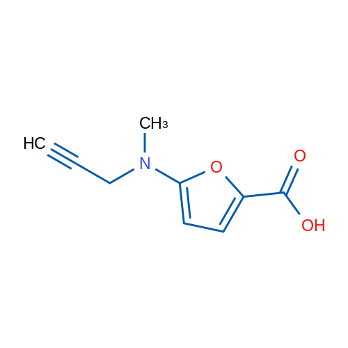 5-[Methyl(prop-2-yn-1-yl)amino]furan-2-carboxylic acid 1g