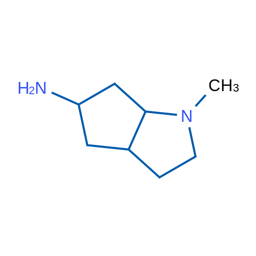 1-Methyloctahydrocyclopenta[b]pyrrol-5-amine 250mg