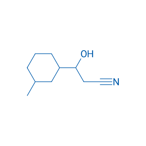 3-Hydroxy-3-(3-methylcyclohexyl)propanenitrile 1g