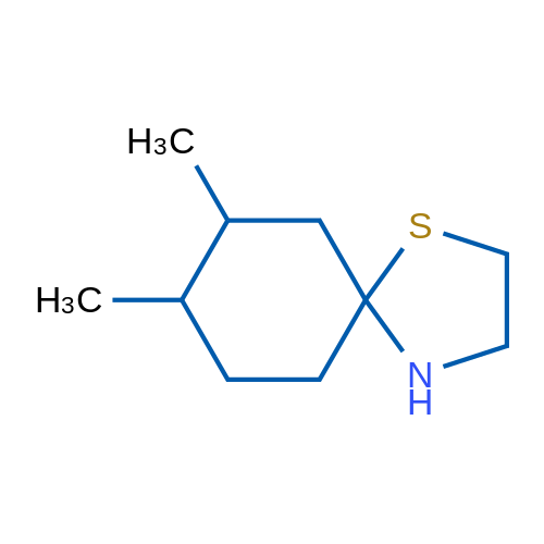7,8-Dimethyl-1-thia-4-azaspiro[4.5]decane 1g