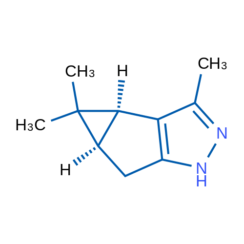 (3BS,4aR)-3,4,4-trimethyl-3b,4,4a,5-tetrahydro-1H-cyclopropa[3,4]cyclopenta[1,2-c]pyrazole 1g