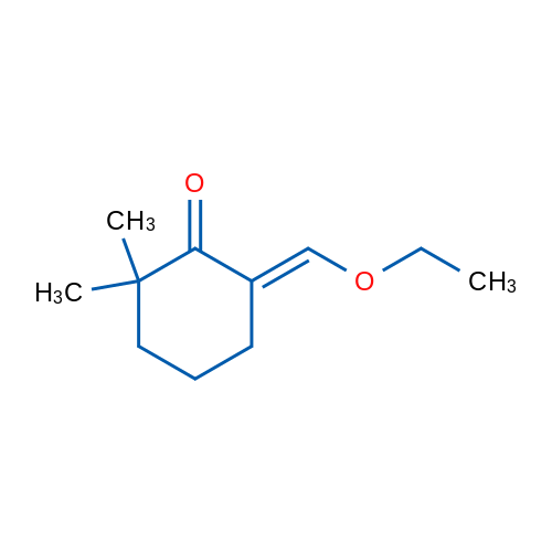 6-(Ethoxymethylidene)-2,2-dimethylcyclohexan-1-one 1g