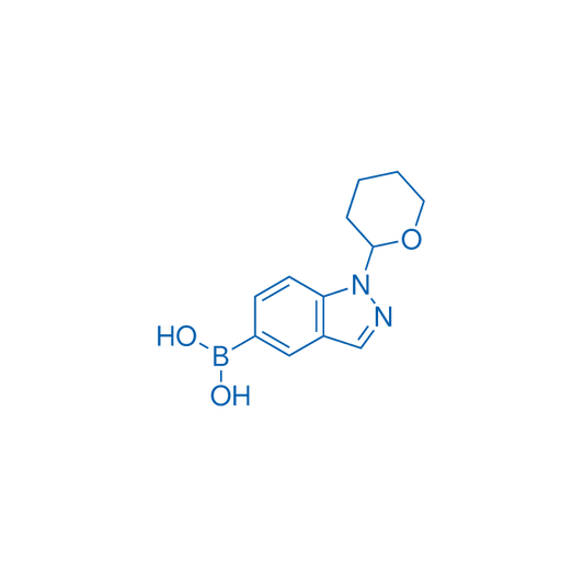 (1-(Tetrahydro-2H-pyran-2-yl)-1H-indazol-5-yl)boronic acid 100mg