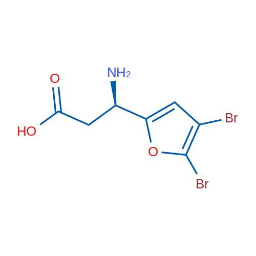 (3R)-3-amino-3-(4,5-dibromofuran-2-yl)propanoic acid 1g