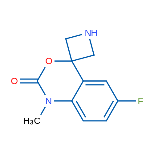6'-Fluoro-1'-methylspiro[azetidine-3,4'-benzo[d][1,3]oxazin]-2'(1'H)-one 1g