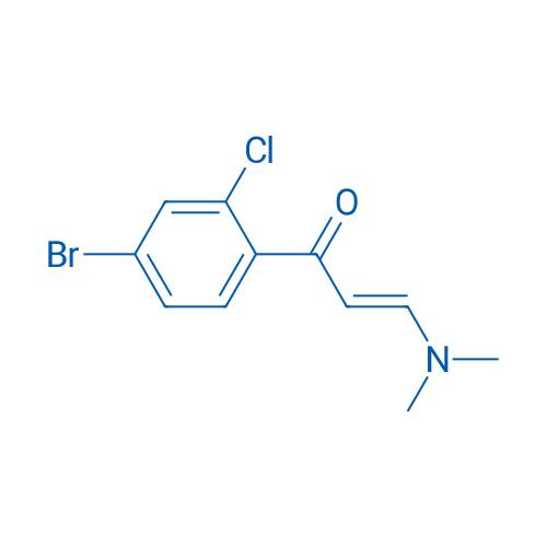 (2E)-1-(4-bromo-2-chlorophenyl)-3-(dimethylamino)prop-2-en-1-one 1g