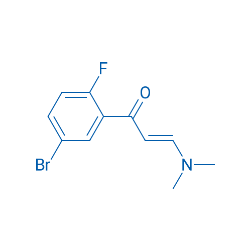 (2E)-1-(5-bromo-2-fluorophenyl)-3-(dimethylamino)prop-2-en-1-one 1g