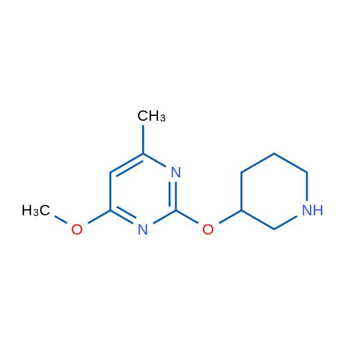 4-Methoxy-6-methyl-2-(piperidin-3-yloxy)pyrimidine 1g