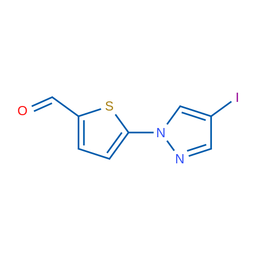 5-(4-Iodo-1h-pyrazol-1-yl)thiophene-2-carbaldehyde 1g