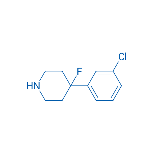 4-(3-Chlorophenyl)-4-fluoropiperidine 1g
