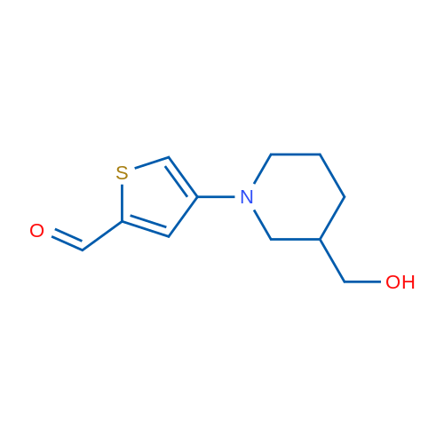 4-[3-(Hydroxymethyl)piperidin-1-yl]thiophene-2-carbaldehyde 1g