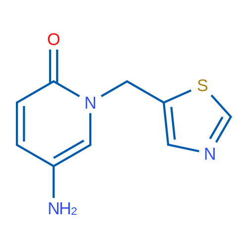 5-Amino-1-(1,3-thiazol-5-ylmethyl)-1,2-dihydropyridin-2-one 1g