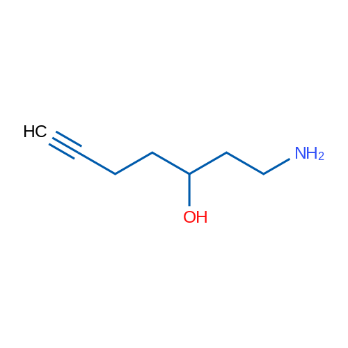 1-Aminohept-6-yn-3-ol 1g