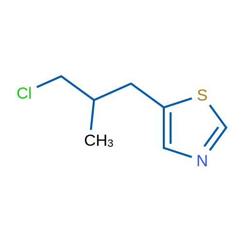 5-(3-Chloro-2-methylpropyl)-1,3-thiazole 1g