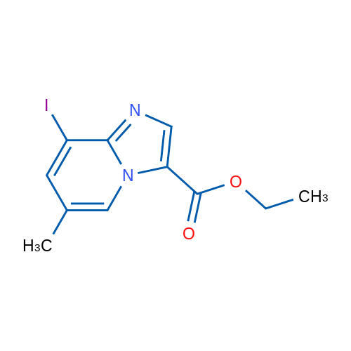 Ethyl 8-iodo-6-methylimidazo[1,2-a]pyridine-3-carboxylate 1g
