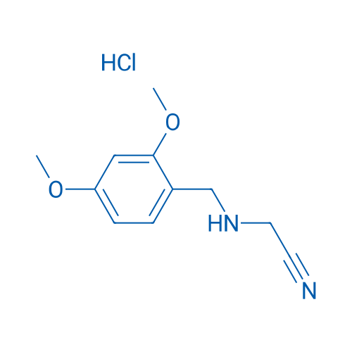 2-((2,4-Dimethoxybenzyl)amino)acetonitrile hydrochloride 1g