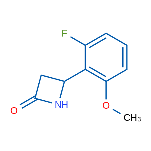 4-(2-Fluoro-6-methoxyphenyl)azetidin-2-one 1g
