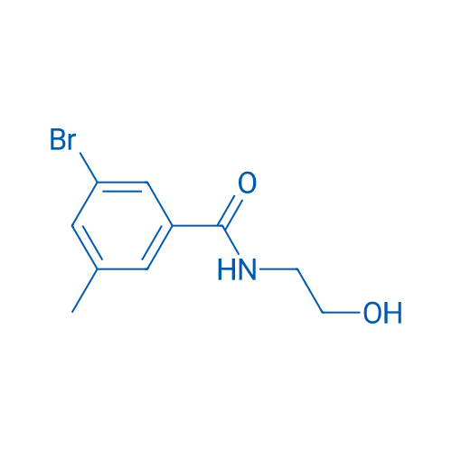 3-Bromo-N-(2-hydroxyethyl)-5-methylbenzamide 1g