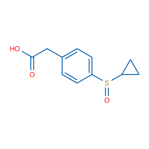 2-[4-(Cyclopropanesulfinyl)phenyl]acetic acid 100mg